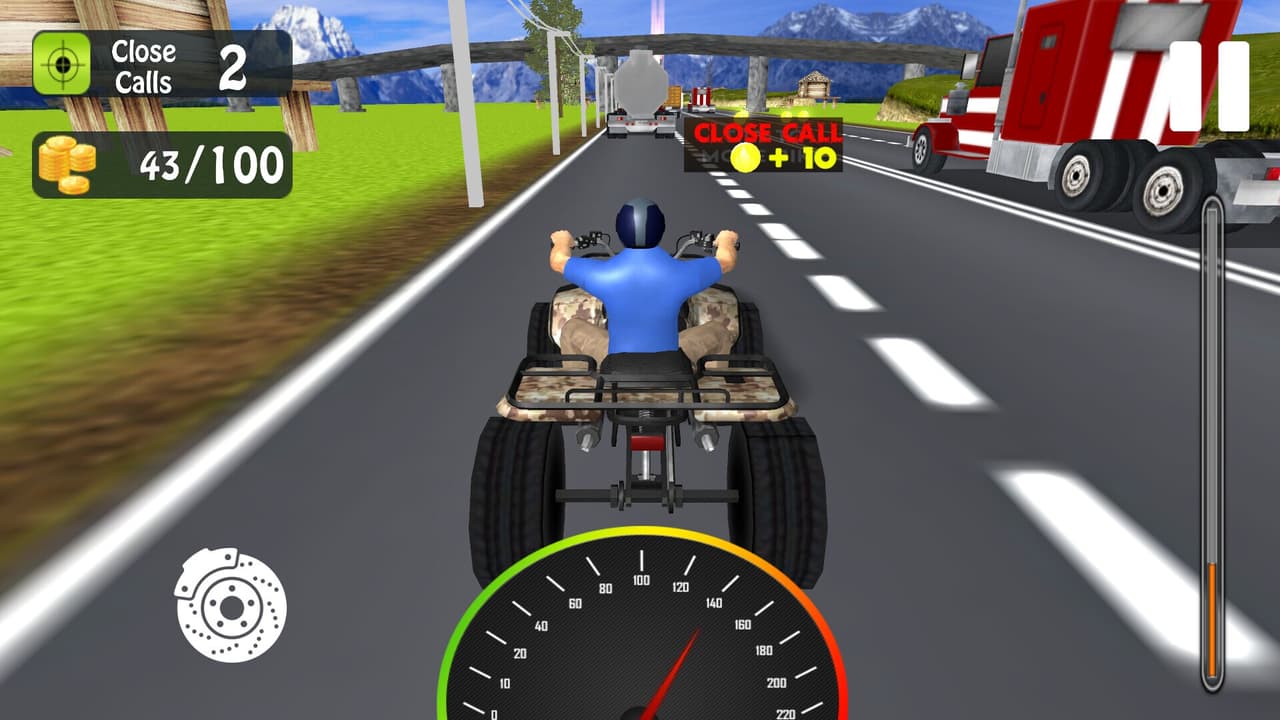 Quad Bike Crazy Driver