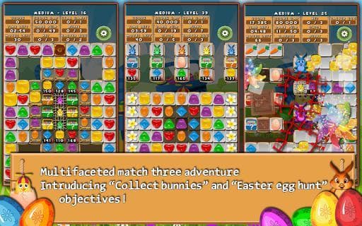 Bunny Drops - Match three screenshot 3
