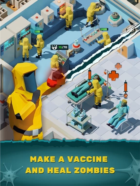 Zombie Hospital Tycoon: Idle screenshot 2