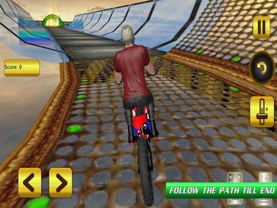 Stunt Bike Rider On Impossible screenshot 2
