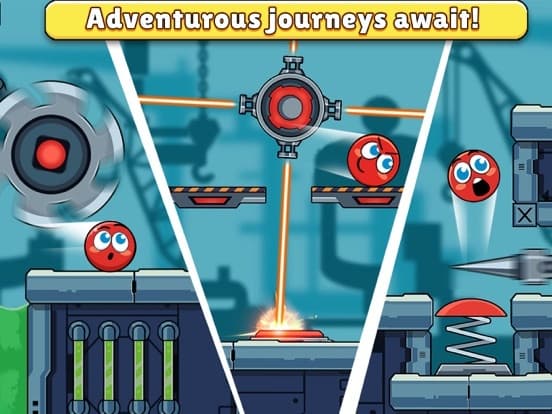 Red Bounce Ball Heroes screenshot 6