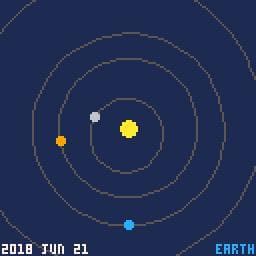 Pico-8 Orrery screenshot 2