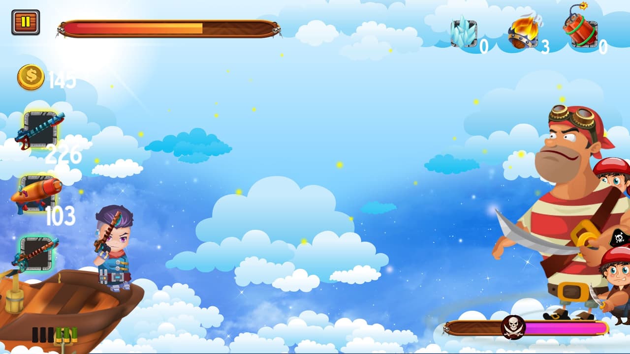Captain vs Sky Pirates (itch) screenshot 2