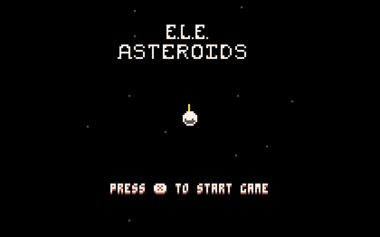 E.L.E. Asteroids Pico 8 screenshot 2