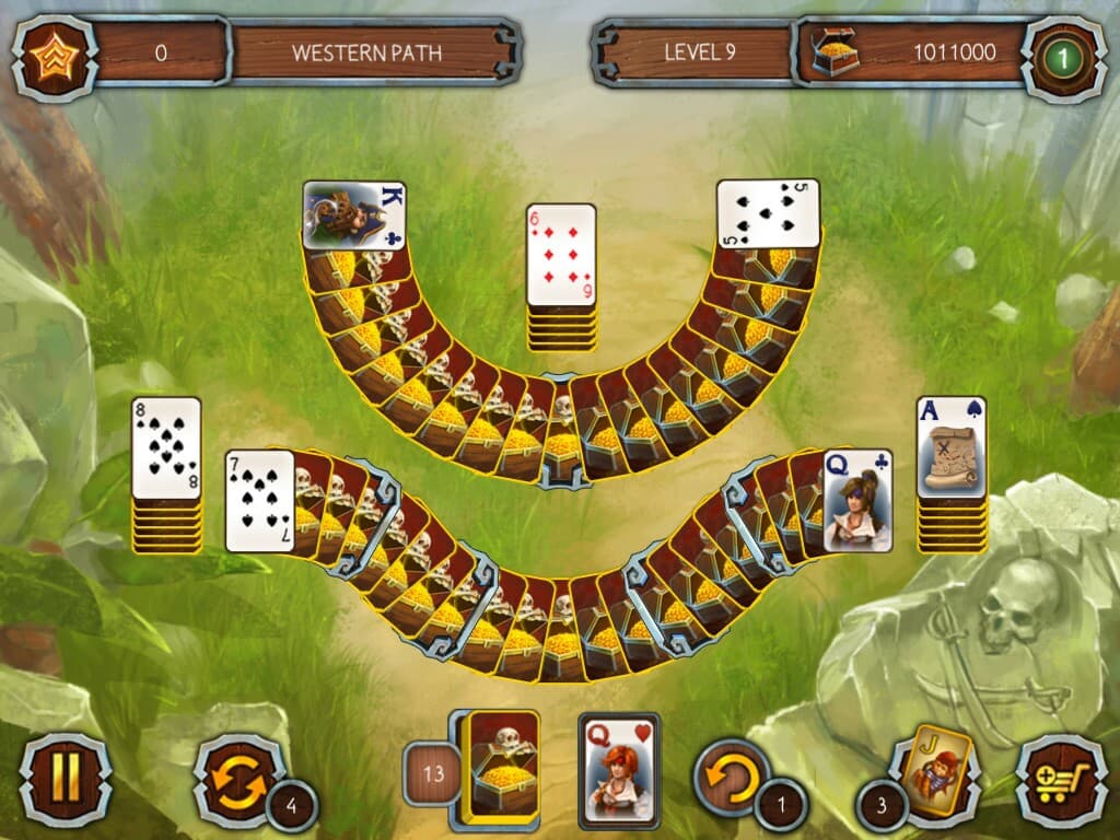 Solitaire Legend of the Pirates 3 screenshot 3