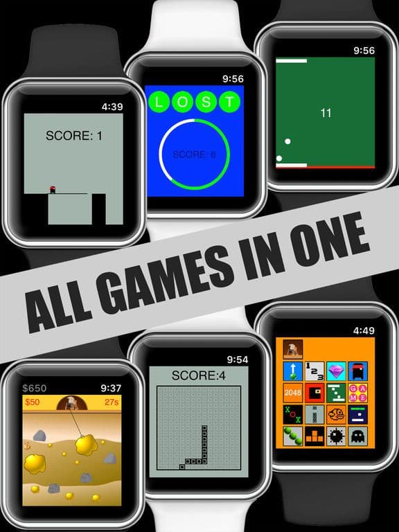 17 Mini Games For Watch & Phone