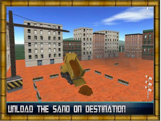 Sand Excavator Simulator 2016 - Heavy Machinery City Road Construction Truck Game screenshot 2