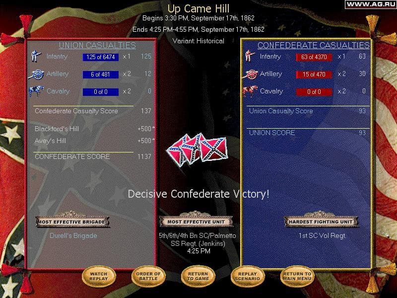 Sid Meiers Antietam! screenshot 2