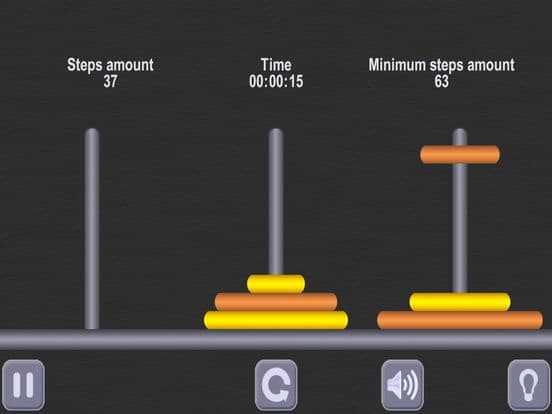 The Tower of Hanoi Math puzzle screenshot 5