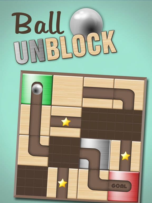 Ball Unblock - Slide the blocks and roll the ball screenshot 2