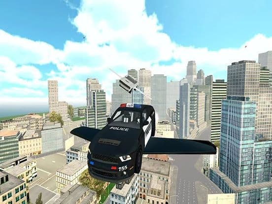 Fly-ing Police Car Sim-ulator 3D screenshot 5
