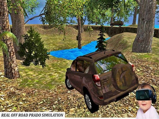 VR Asphalt Prado :4x4 Forest Race pro screenshot 2