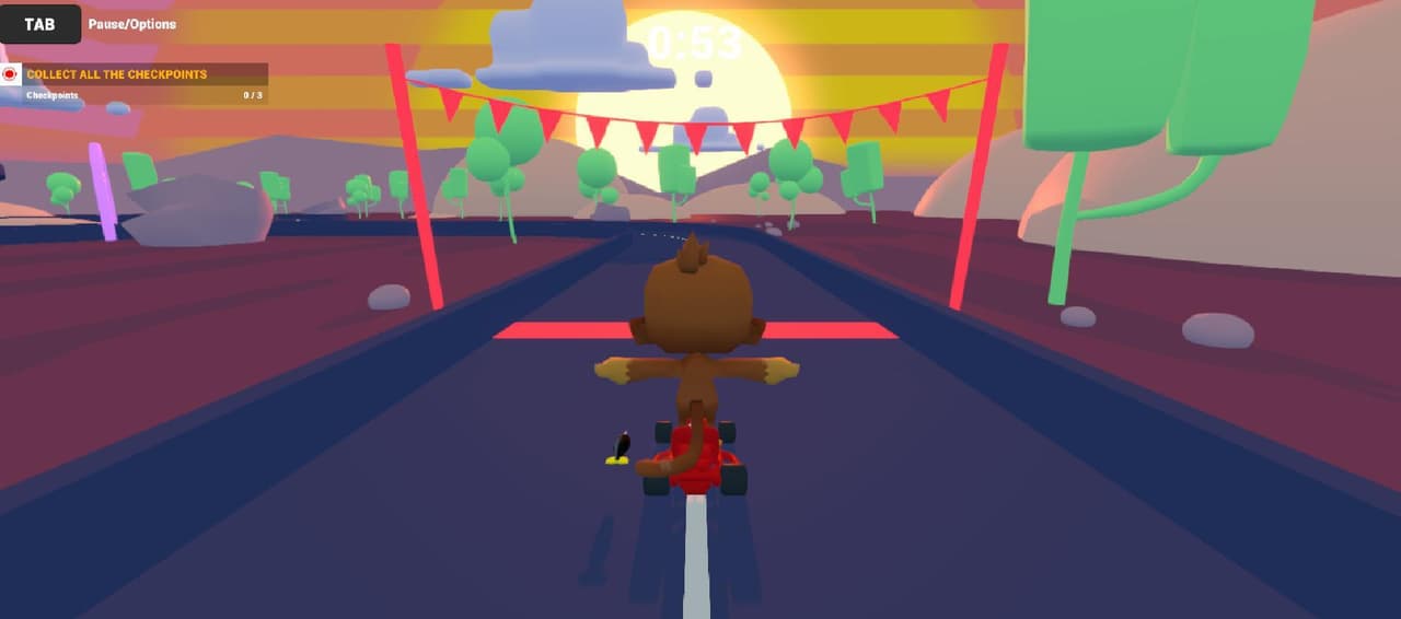 Monkey Race 3D (FIN) screenshot 4