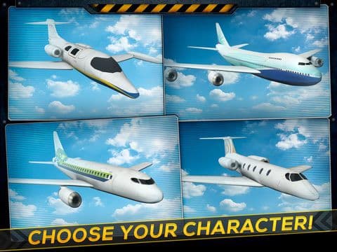 3D Infinite Airplane Flight - Free Plane Racing Simulation Game