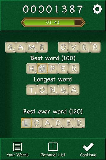 Dropwords 2 (Free) screenshot 5