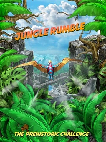 Jungle Rumble – The Prehistoric 3D Fun Arcade Challenge Game with Angry Dinosaurs, Birds and Coins screenshot 2