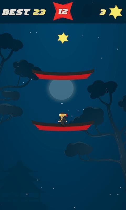 The Endless Ninja: classic arcade jump game screenshot 3