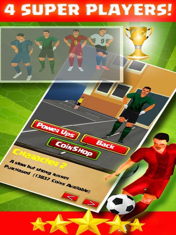 Football Star Pro Runner Shoot 3D screenshot 5