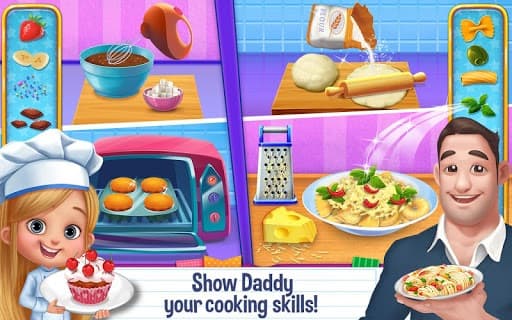 Daddys Messy Day - Help Daddy While Mommys away