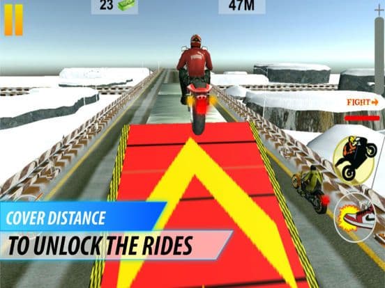 Bike Rider Highway Stunt Racing Attack screenshot 5