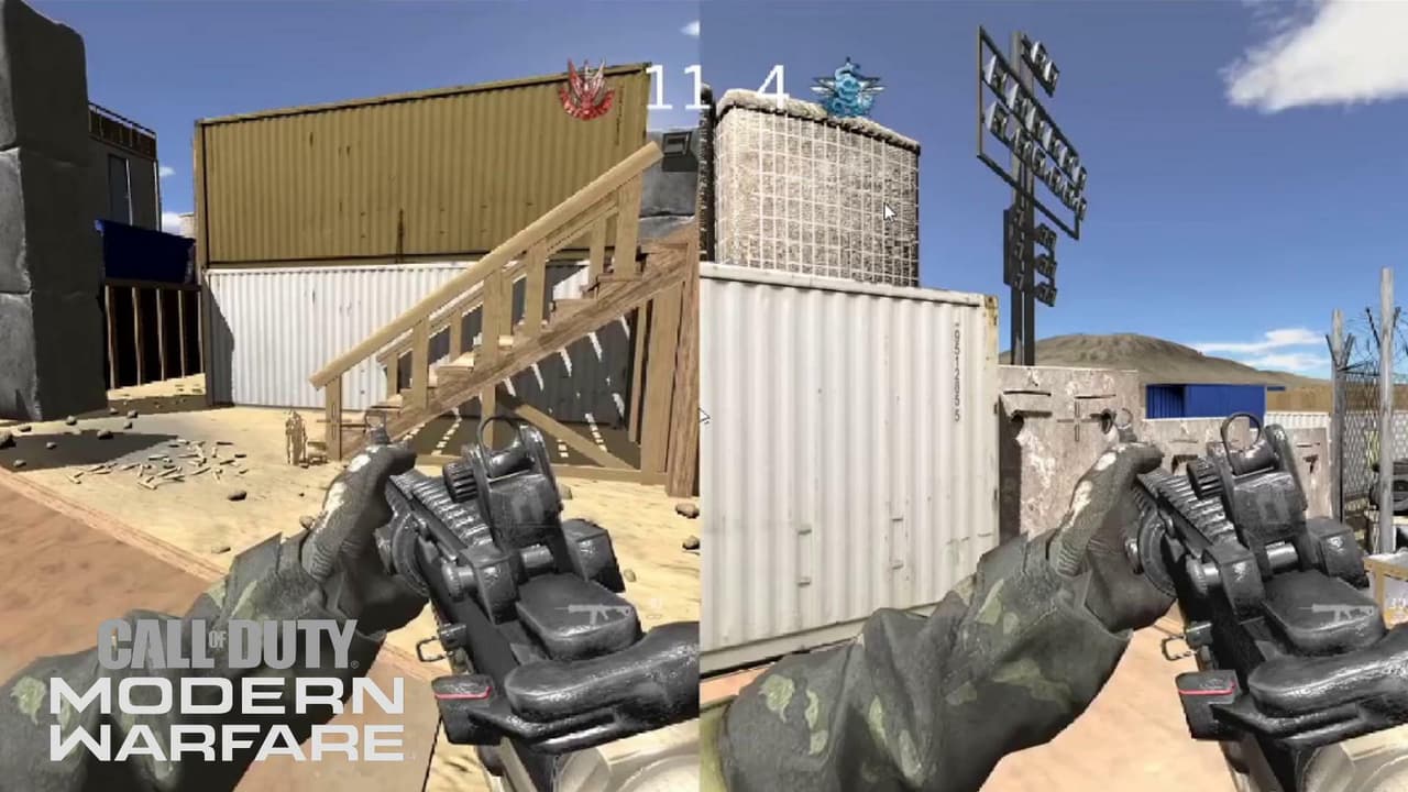 Call of Duty mw(splitscreen multiplayer)