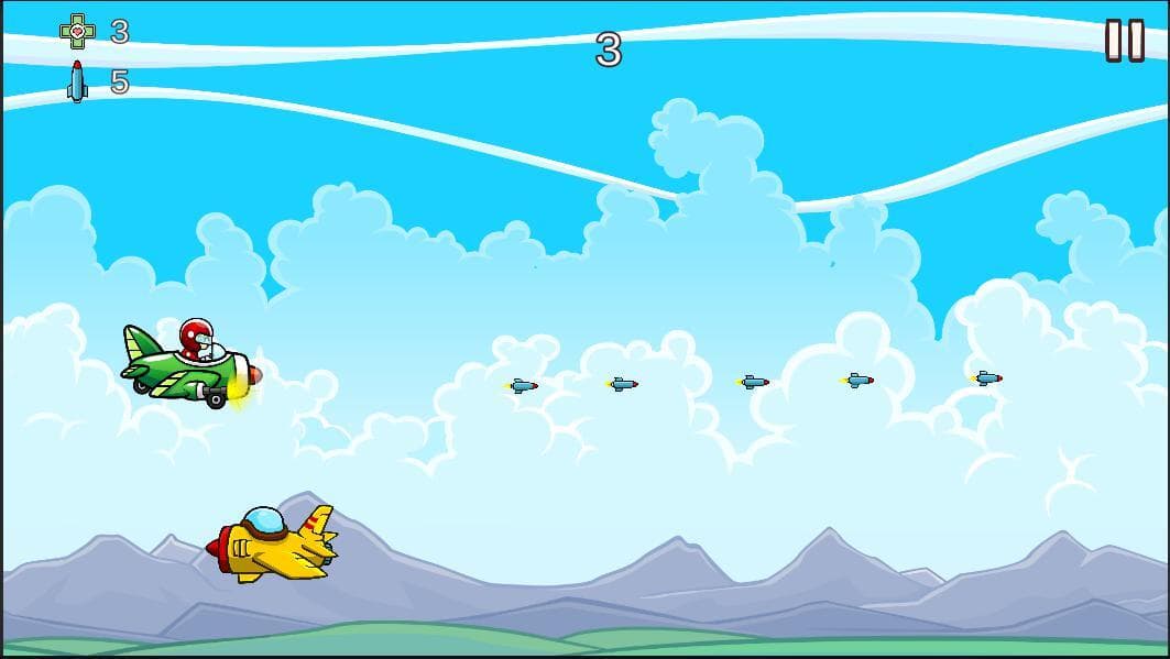 Sky Fighter: 2D Endless Runner screenshot 3