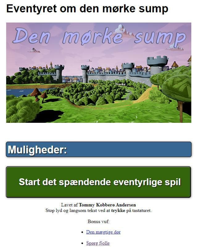 Den mørke sump screenshot 2