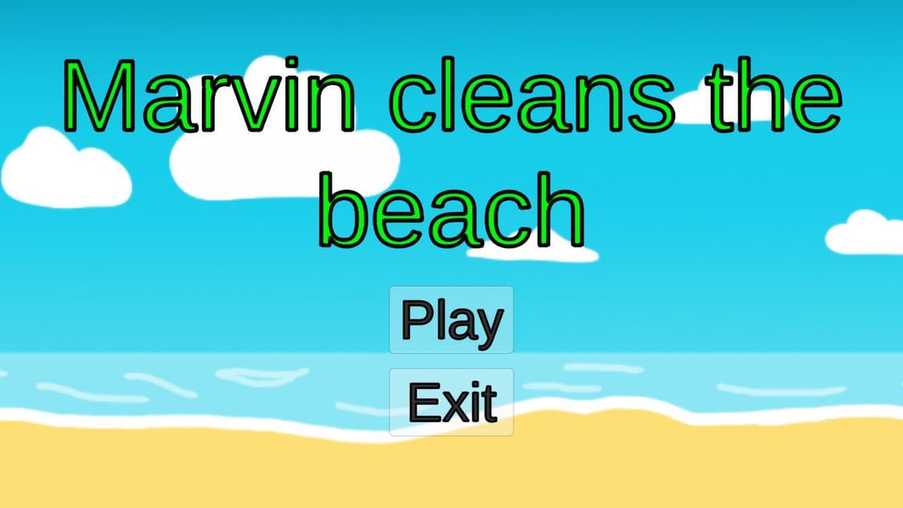 Marvin cleans the beach screenshot 2