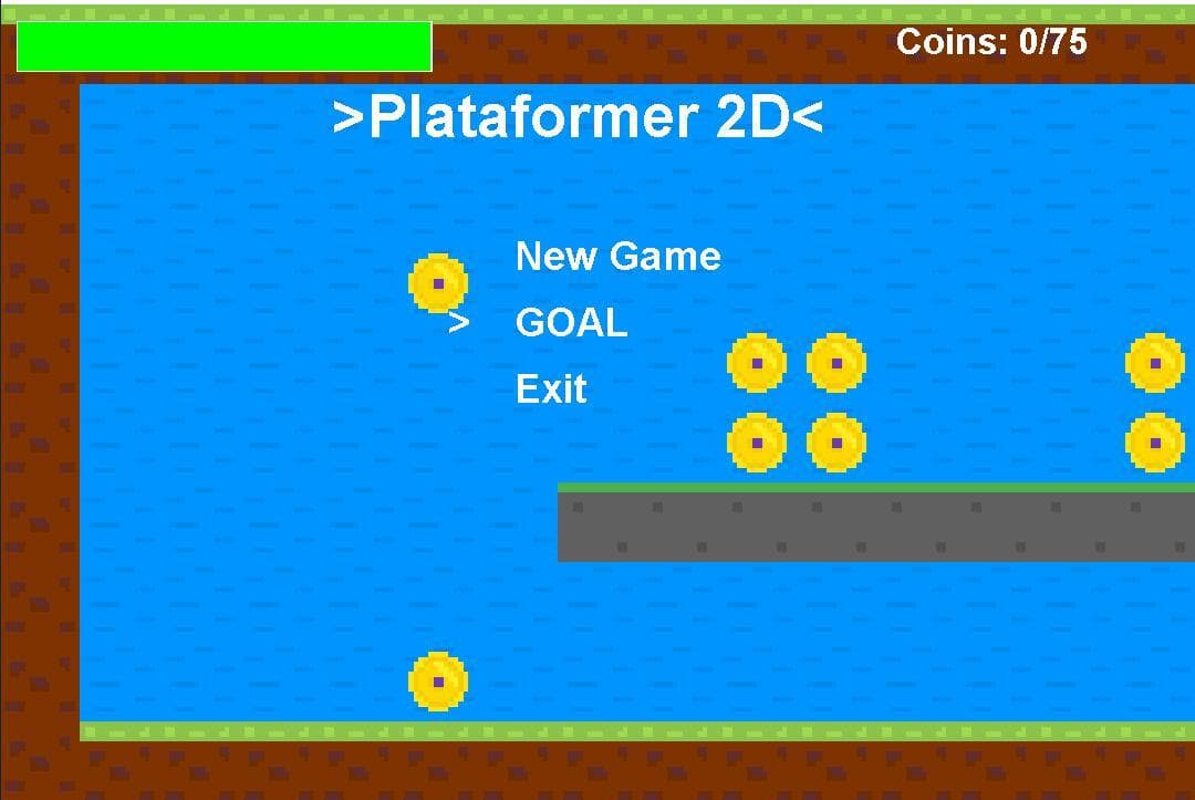 Java plataformer, before unity screenshot 2