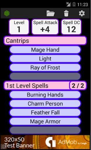 Fifth Edition Character Sheet screenshot 6