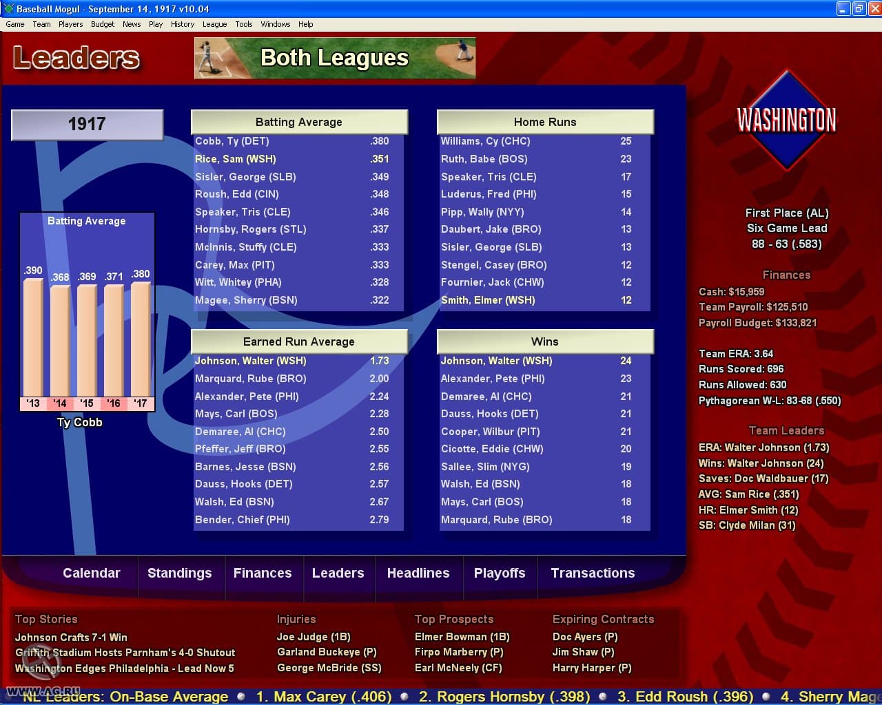 Baseball Mogul 2008 screenshot 2