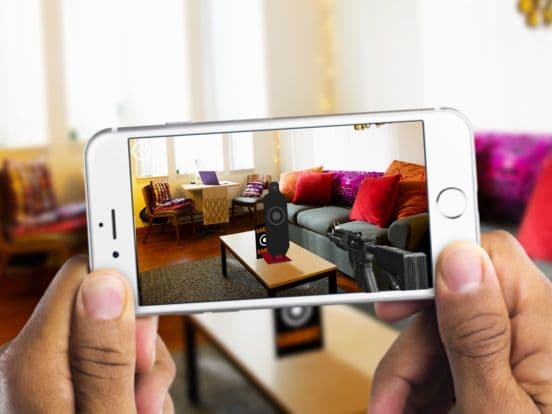 3D Gun Shot Sounds AR VR - Augmented Reality Game screenshot 2