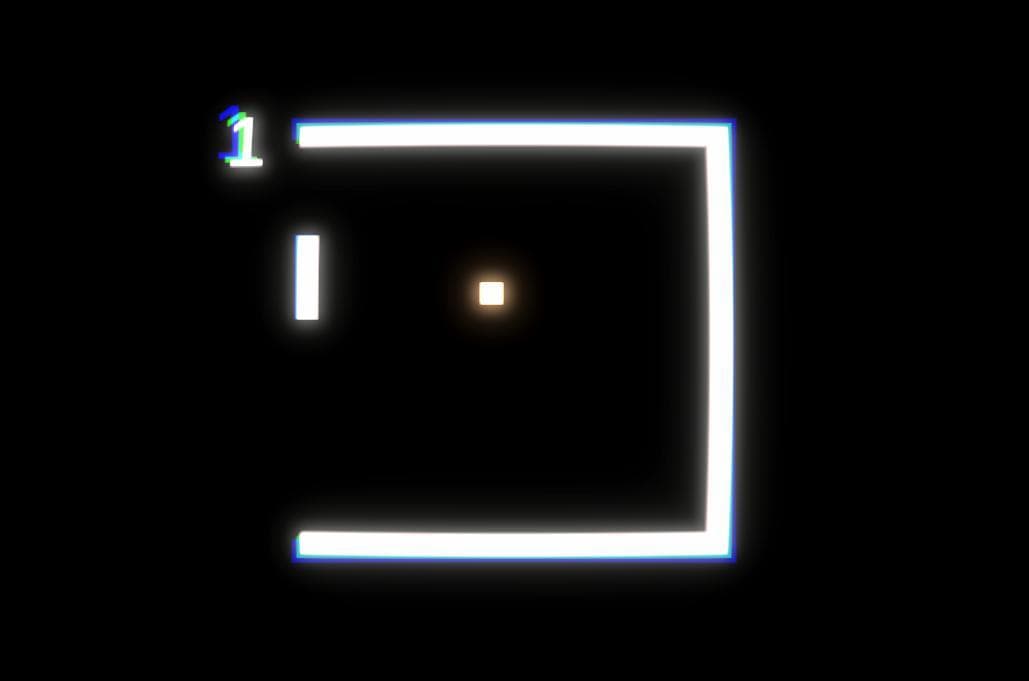Innocuous Pong WebGL