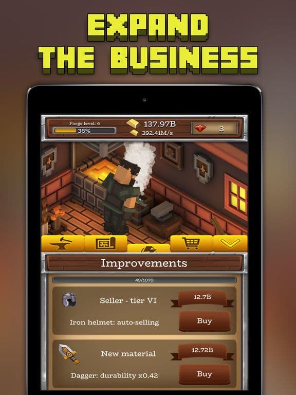 ForgeCraft - Idle Tycoon screenshot 5