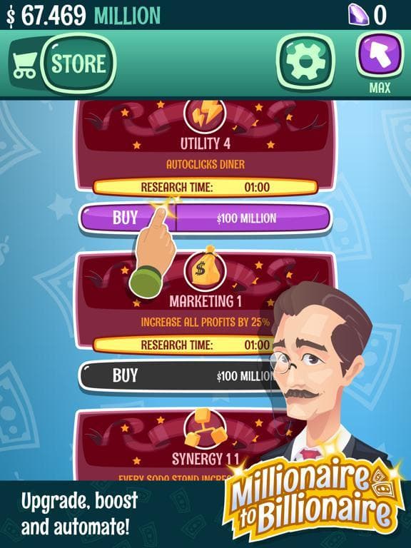Millionaire To Billionaire - Clicker Game screenshot 5