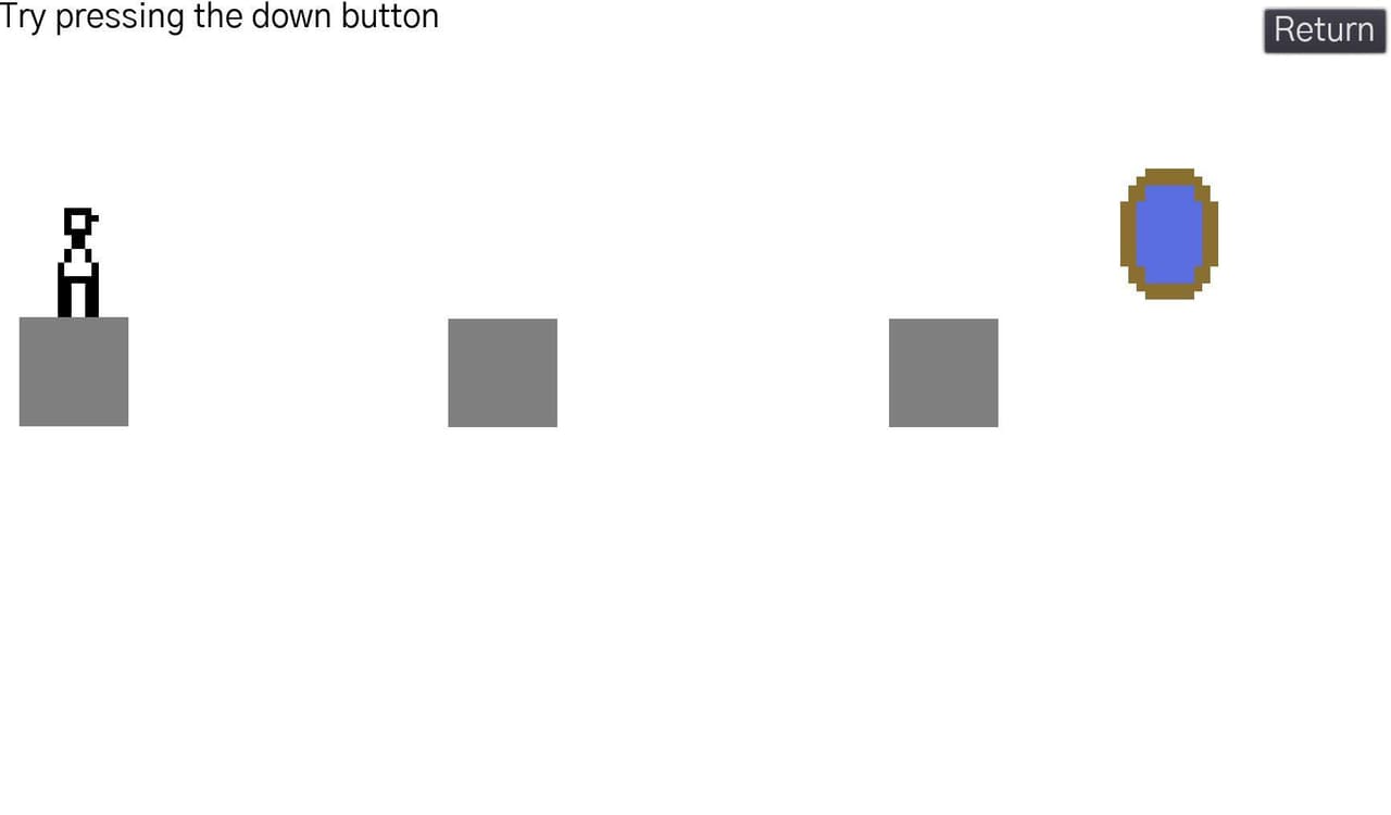 Black and White platformer screenshot 3