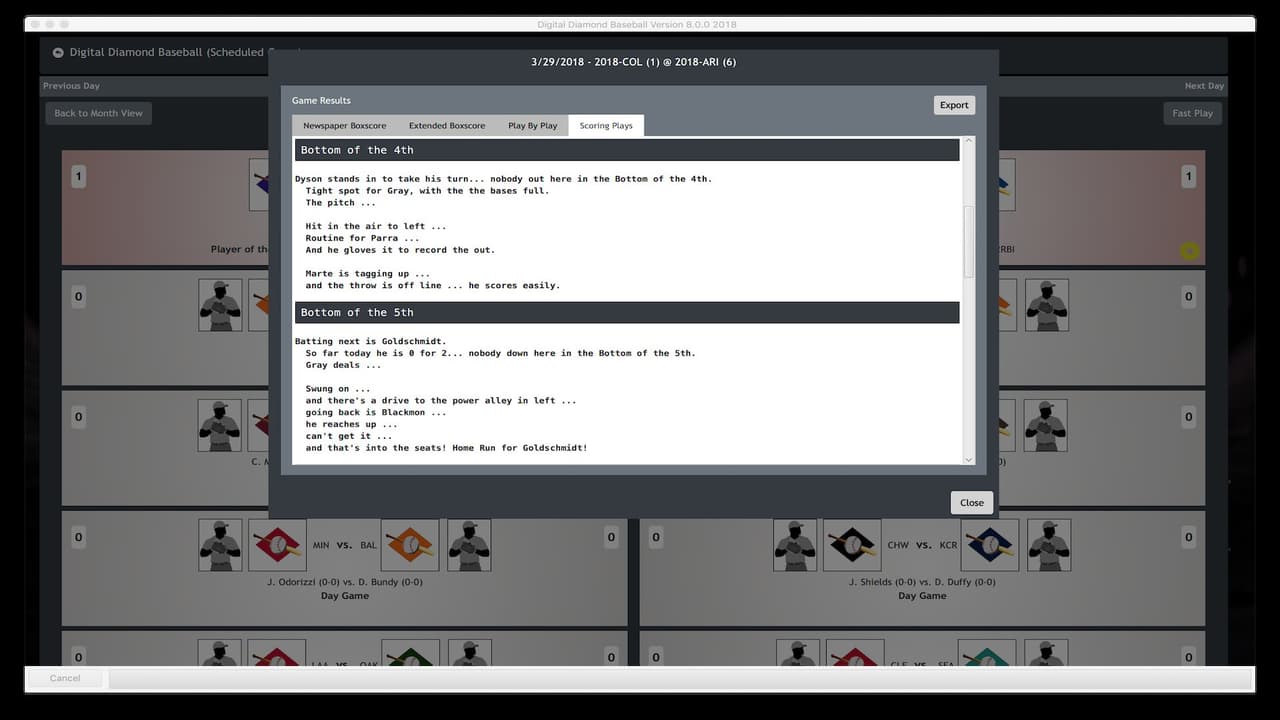 Digital Diamond Baseball V8 screenshot 6