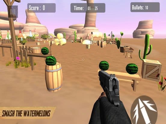 Expert Shooting Watermelon