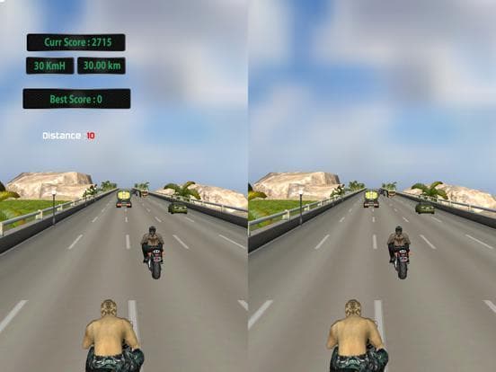 VR US ARMY MOTO RACER screenshot 3