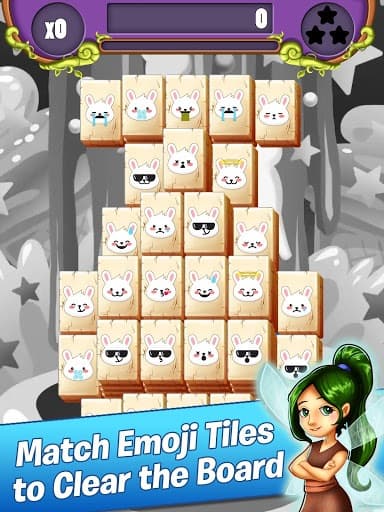 Emoji Mahjong - Rainbow Unicorn Adventure Quest screenshot 2
