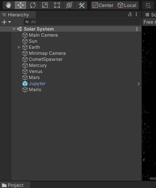 Solar System (Coursera coursework)