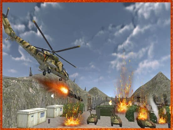 Stealth Helicopter Gunship War – Modern air counter strike navy fighter game screenshot 3