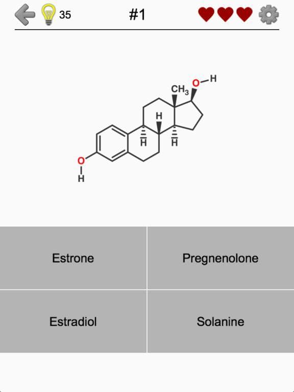 Steroids - Chemical Formulas screenshot 4