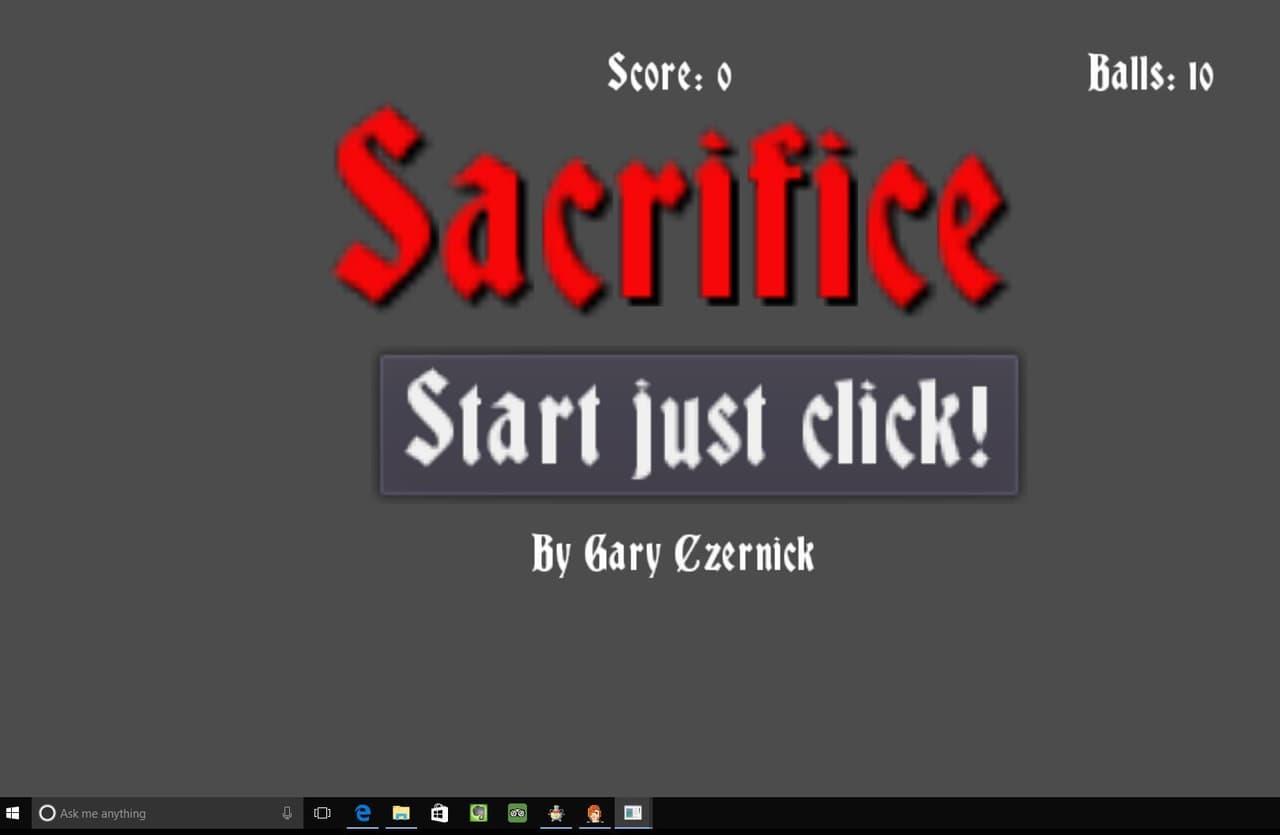 Sacrifice (itch) (murderedcarrotproductions) screenshot 2