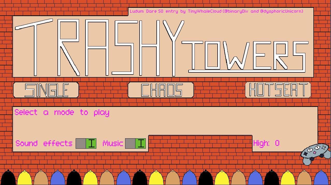 Trashy towers