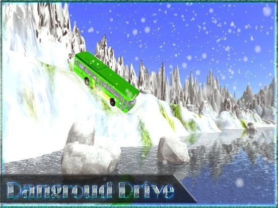 Bus Driving Simulator 3D: Free Snow Hill & Best Game 2016 screenshot 3
