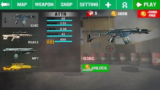 Critical Strike Shoot Fire