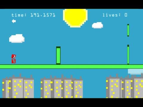 Line Jump Run X: Robot Dash - by Cobalt Play 8 bit Games screenshot 2
