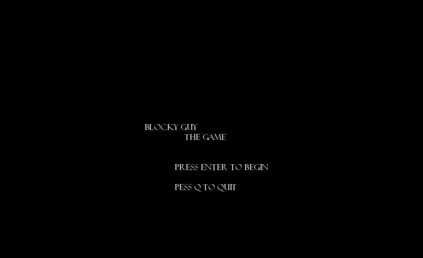 BLOCKY GUY THE GAME screenshot 2