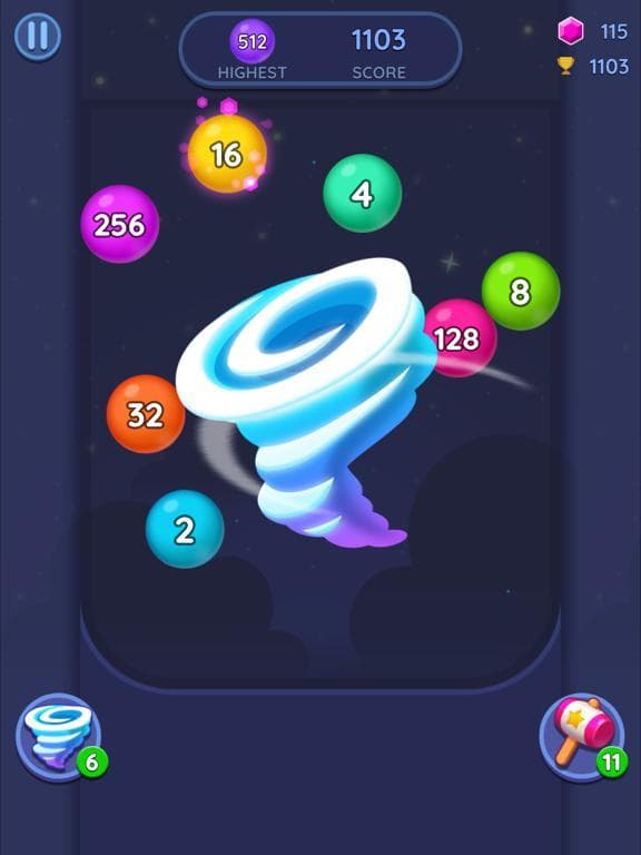 2048 Merge Bubbles! screenshot 6